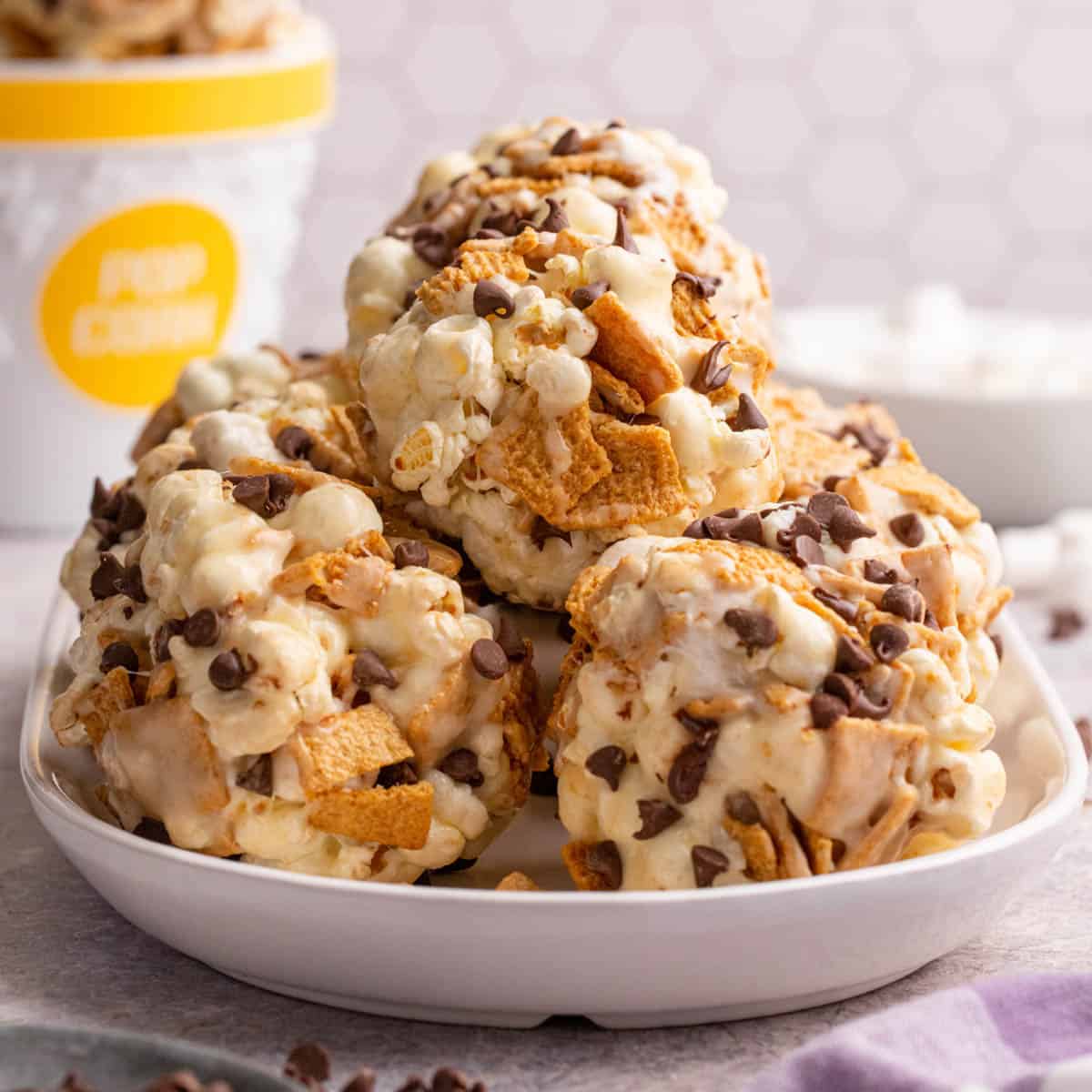 S'mores Popcorn Balls: Campfire Flavor, No Fire Pit Needed